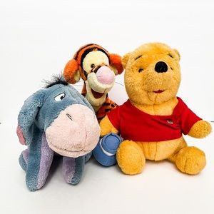 Vintage Winnie the Pooh, Tigger and Eeyore Set